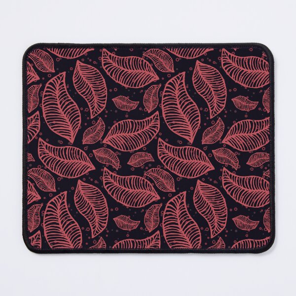 Item preview, Red Contoure Continuous Leaves Line Wall Art, Mother Earth Mothersday Gift designed and sold by DiensDesign.