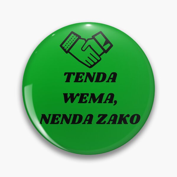 Item preview, TENDA WEMA NENDA ZAKO designed and sold by SanaaYangu.