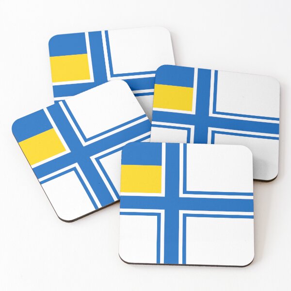 Item preview, Naval Ensign for Ukraine designed and sold by TinaJostDesigns.
