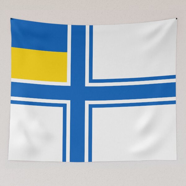 Item preview, Naval Ensign for Ukraine designed and sold by TinaJostDesigns.