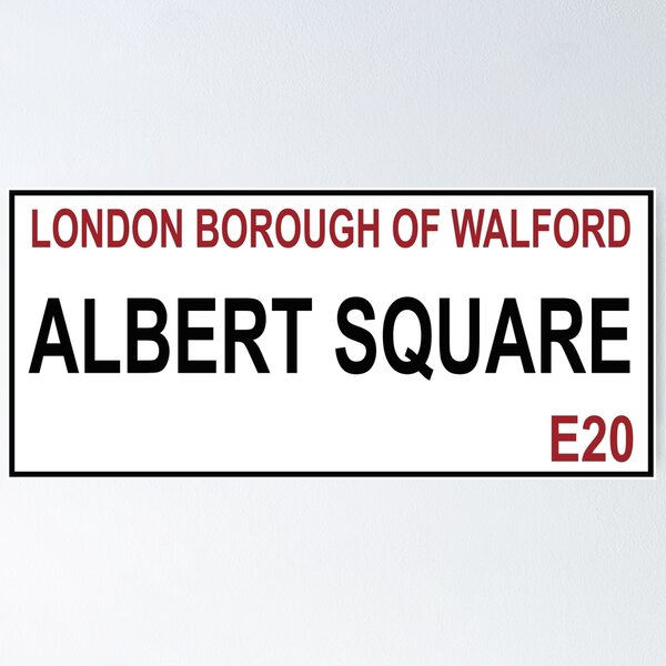 Item preview, Albert Square Street Sign designed and sold by rogue-design.