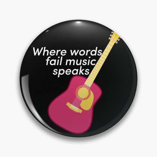 Item preview, Where words fail music speaks pop culture designed and sold by CoolArtByMboya.