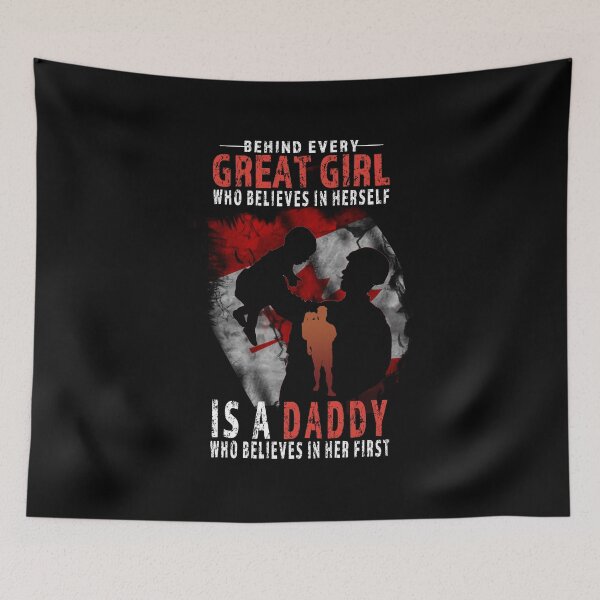 Item preview, BEHIND EVERY DAUGHTER WHO BELIEVES IN HERSELF IS A DAD designed and sold by david parry.
