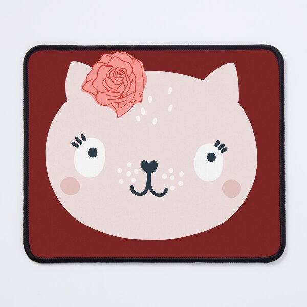 Item preview, Face of a cute kitten with a flower for girls or babies sweatshirts, Gift of cats for children. designed and sold by EMIPRINCESS.