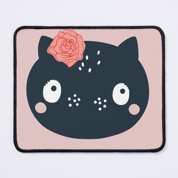 Item preview, Face of a cute kitten with a flower for girls or babies sweatshirts, Gift of cats for children. designed and sold by EMIPRINCESS.
