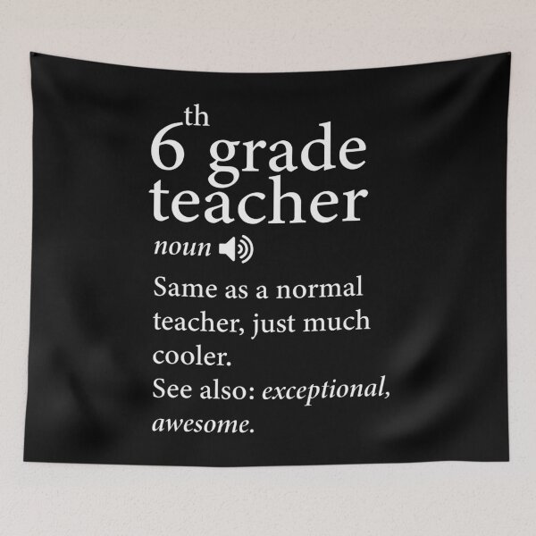 Item preview, 6th grade Teacher - for teacher lovers designed and sold by TeesLina.