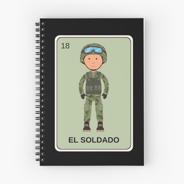 Item preview, MEXICAN LOTTERY EL SOLDADO THE SOLDIER ARMY CARD designed and sold by appareltolove.