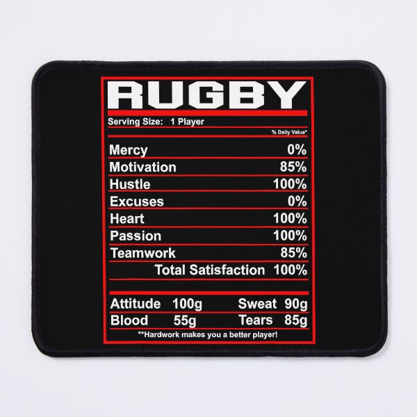 Item preview, Rugby Nutrition Facts Rugby Player designed and sold by judysophia.