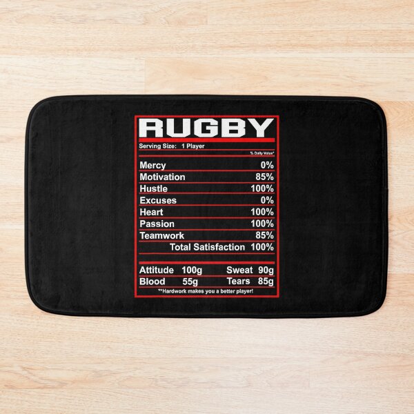 Artikelvorschau, Rugby-Nährwertangaben Rugby-Spieler entworfen und verkauft von judysophia.