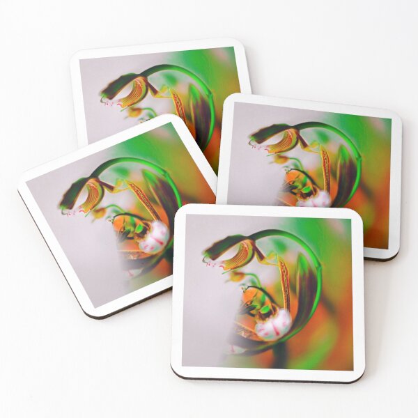 Item preview, Vibrant tropical orchid abstract  designed and sold by yourartylife.