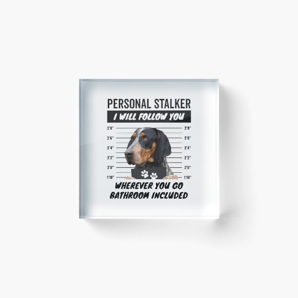 Item preview, Personal Stalker Dog – Bluetick Coonhound designed and sold by More Cute Dogs.