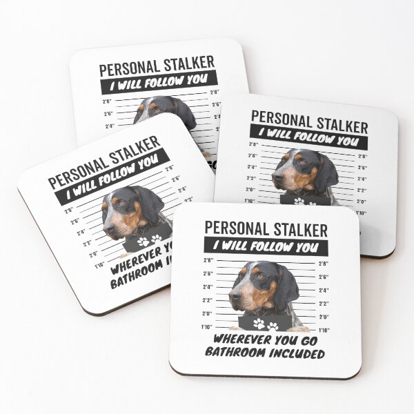 Item preview, Personal Stalker Dog – Bluetick Coonhound designed and sold by More Cute Dogs.