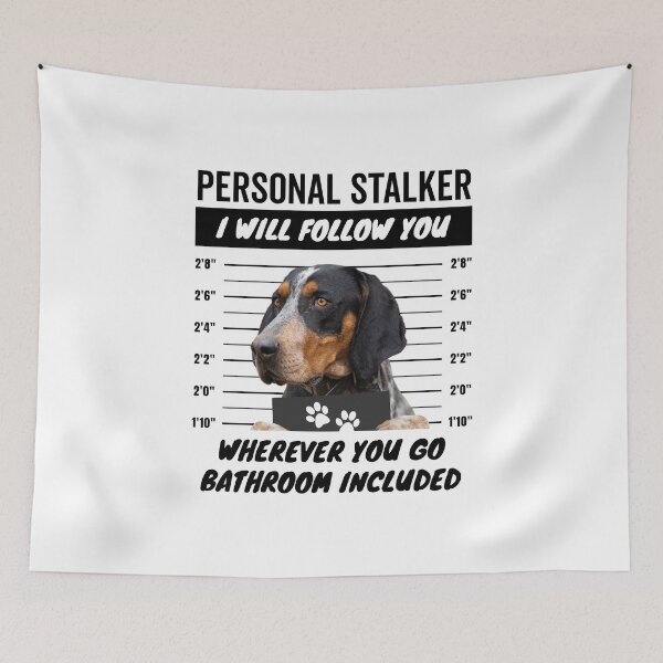 Item preview, Personal Stalker Dog – Bluetick Coonhound designed and sold by More Cute Dogs.