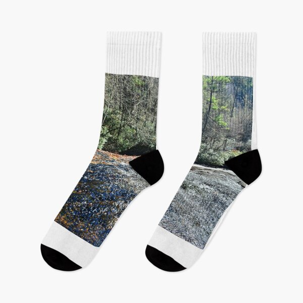 Item preview, Heading Down Sliding Rock Dupont State Forest designed and sold by LisaWootenPhoto.