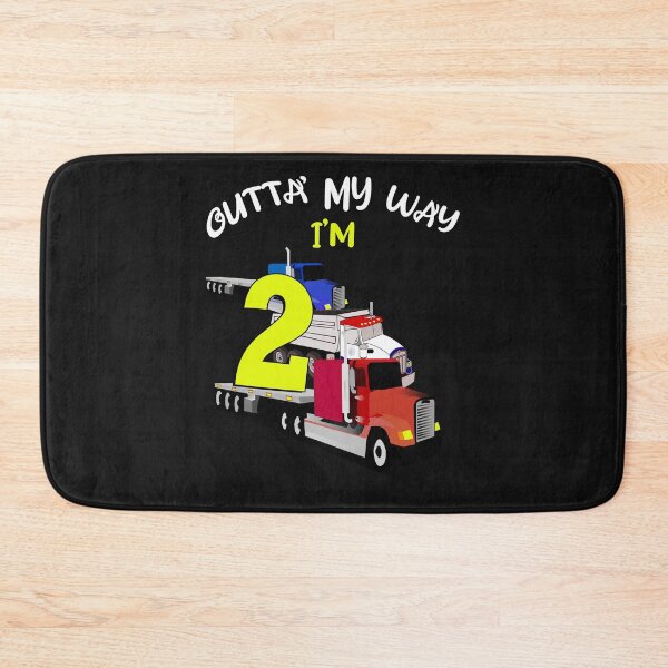 Item preview, Birthday 2 Years Old Trucker Semi Truck Birthday  designed and sold by Cute & Sassy Custom Gifting Boutiques.