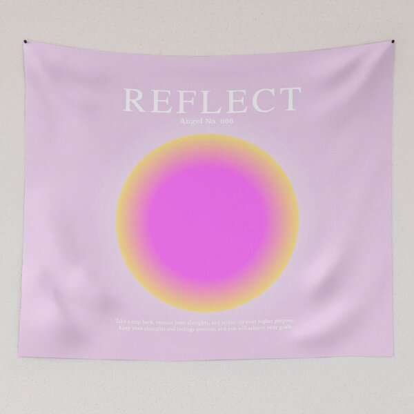 Item preview, Gradient Angel Numbers: Angel Number 666 - Reflect designed and sold by good-energy.