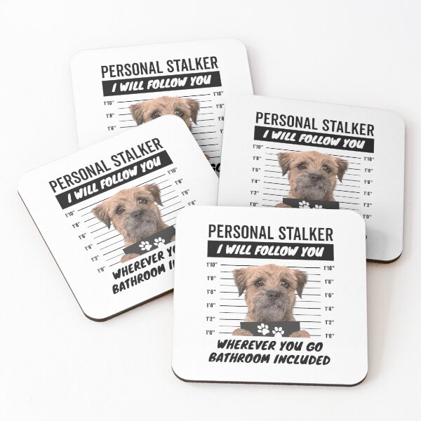 Item preview, Personal Stalker Dog – Wheaten Border Terrier designed and sold by More Cute Dogs.