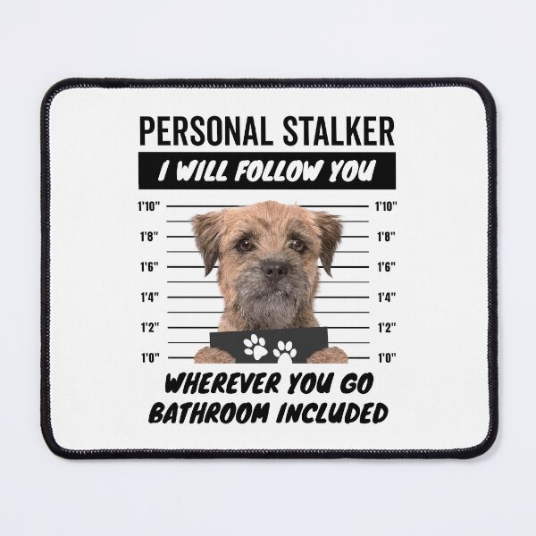 Item preview, Personal Stalker Dog – Wheaten Border Terrier designed and sold by More Cute Dogs.