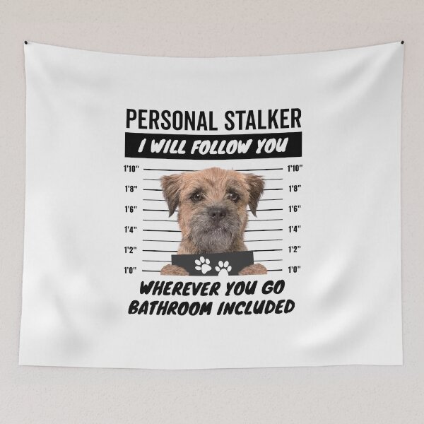 Item preview, Personal Stalker Dog – Wheaten Border Terrier designed and sold by More Cute Dogs.