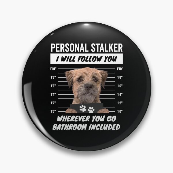 Item preview, Personal Stalker Dog – Wheaten Border Terrier designed and sold by More Cute Dogs.