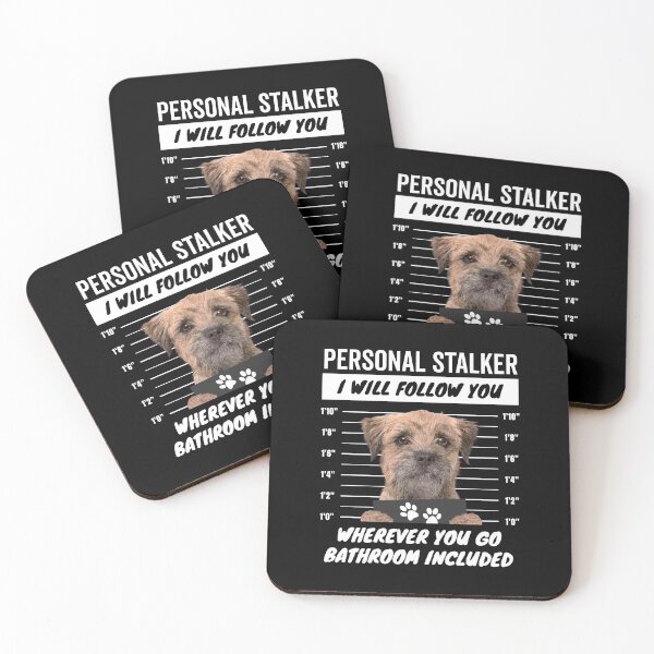 Item preview, Personal Stalker Dog – Wheaten Border Terrier designed and sold by More Cute Dogs.