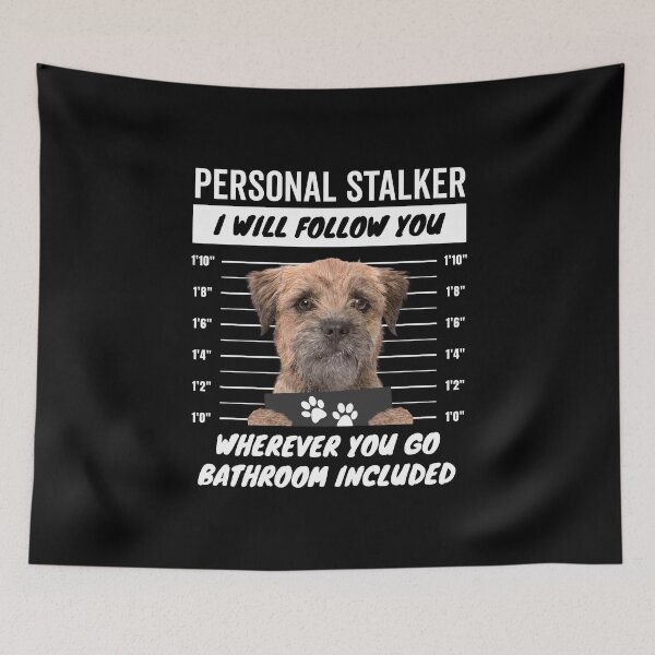 Item preview, Personal Stalker Dog – Wheaten Border Terrier designed and sold by More Cute Dogs.