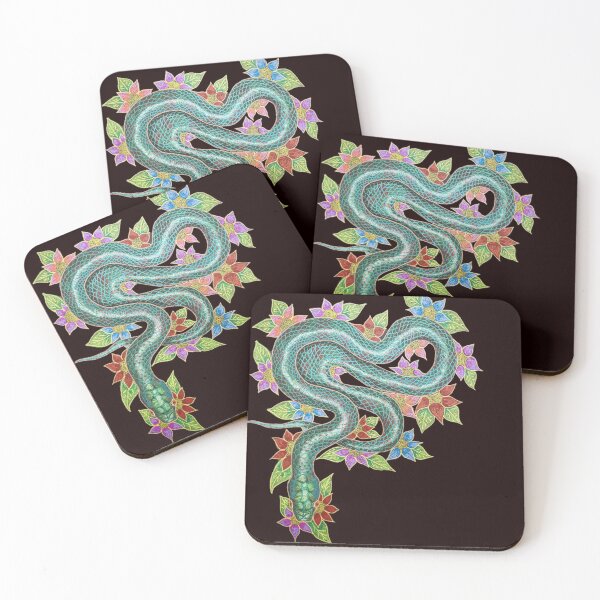 Item preview, Floral Snake! designed and sold by ElsieVirgo91.