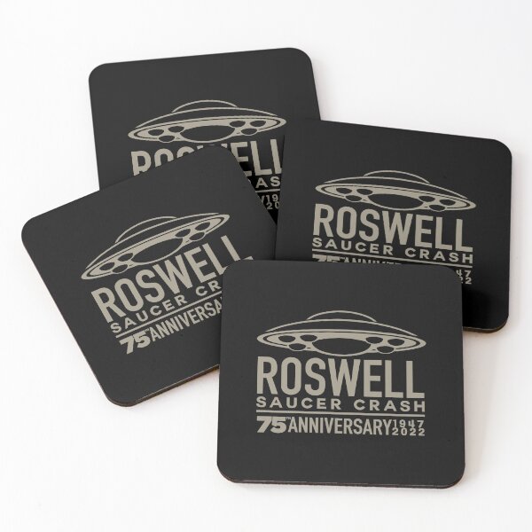 Item preview, Roswell 75th Anniversary Saucer Crash Grey designed and sold by DeadlyThreads.