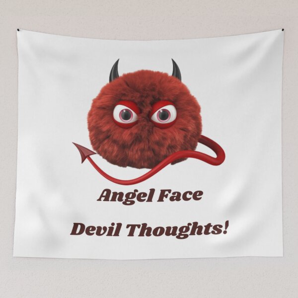 Item preview, Angel face Devil Thoughts designed and sold by mantiss.