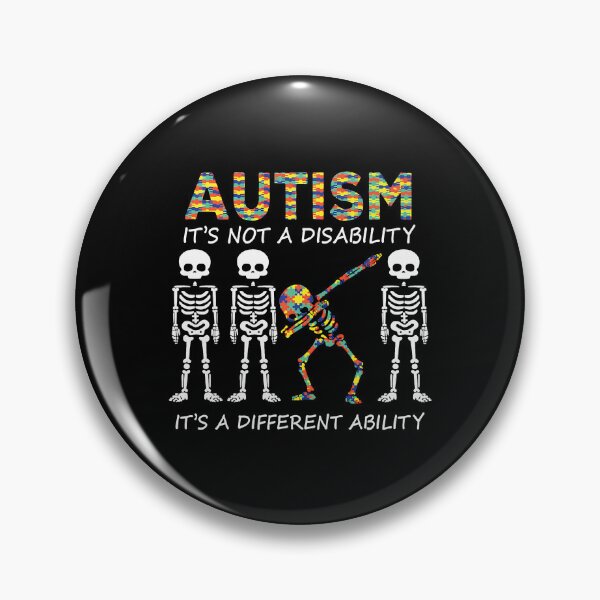 Item preview, Autism It's a different ability Funny Dabbing skeleton designed and sold by christinecather.