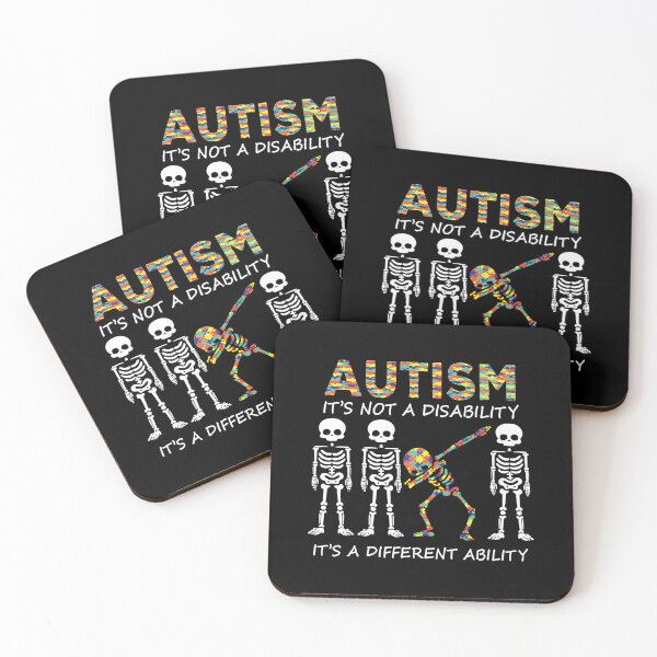 Item preview, Autism It's a different ability Funny Dabbing skeleton designed and sold by christinecather.