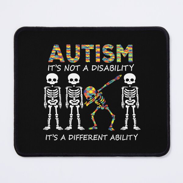 Item preview, Autism It's a different ability Funny Dabbing skeleton designed and sold by christinecather.