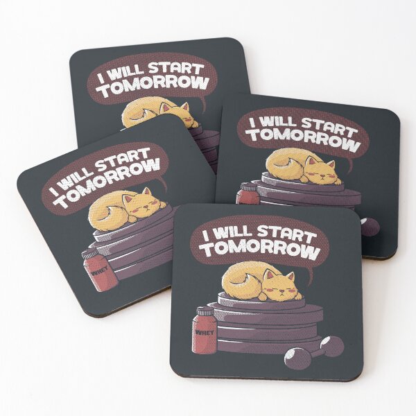 Item preview, I will start tomorrow black by Tobe Fonseca designed and sold by Tobe Fonseca®.