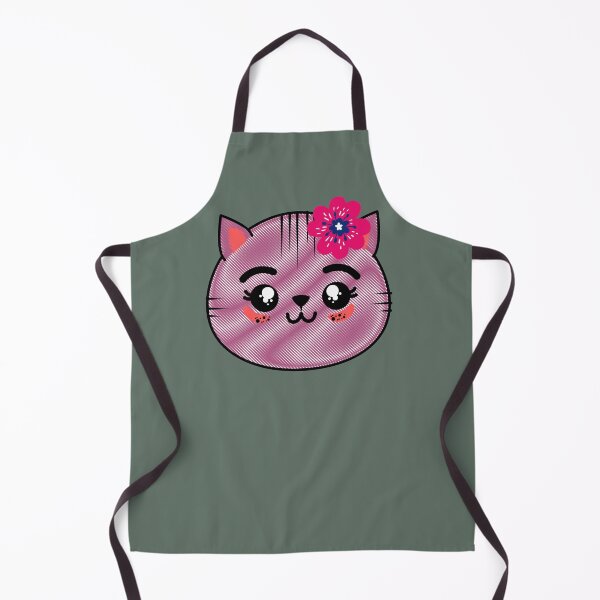 Item preview, Face of a cute kitten with a flower for girls or babies sweatshirts, Gift of cats for children. designed and sold by EMIPRINCESS.