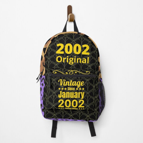 Item preview, Vintage Since January 2002 - Black Gold Retro Typography | Born In 2002 designed and sold by Delandor.