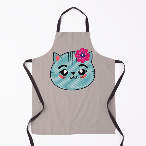 Item preview, Face of a cute kitten with a flower for girls or babies sweatshirts, Gift of cats for children. designed and sold by EMIPRINCESS.