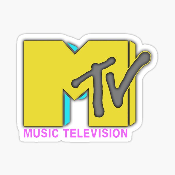 50 MTV Stickers Music Television Festival 60's 70's 80's Guitar Car Bike Channel 50 MTV Stickers Music Television Festival 60's 70's 80's Guitar Car Bike Channel