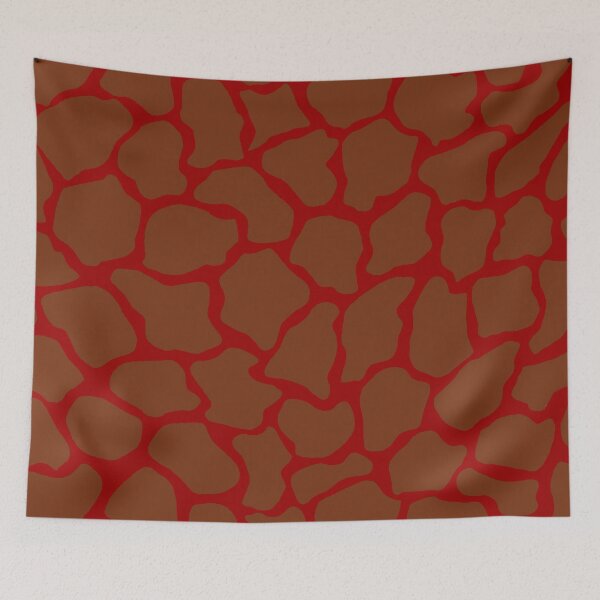 Item preview, Crimson Red, OU Crimson Red, Stizza or USC Cardinal in Giraffe Pattern  designed and sold by DayColors.