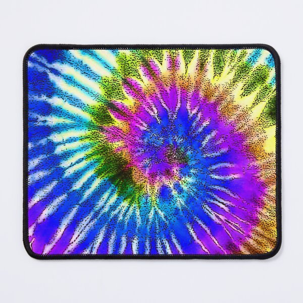 Artikelvorschau, Tie-Dye-Muster, lila, blau, grün, gelb, Schlafsaal für Männer, psychedelisch, Hippie, gesteinigt, Liebe, Dunst, entworfen und verkauft von Nostrathomas66.