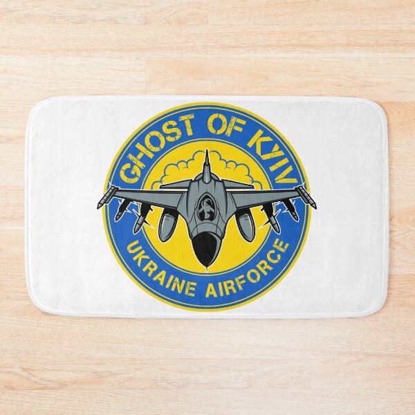 Item preview, Ghost Of Kyiv Ukrainian Air Force Sticker designed and sold by Teebubbleuk.