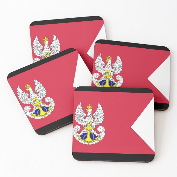 Item preview, Navy Flag of Poland designed and sold by TinaJostDesigns.