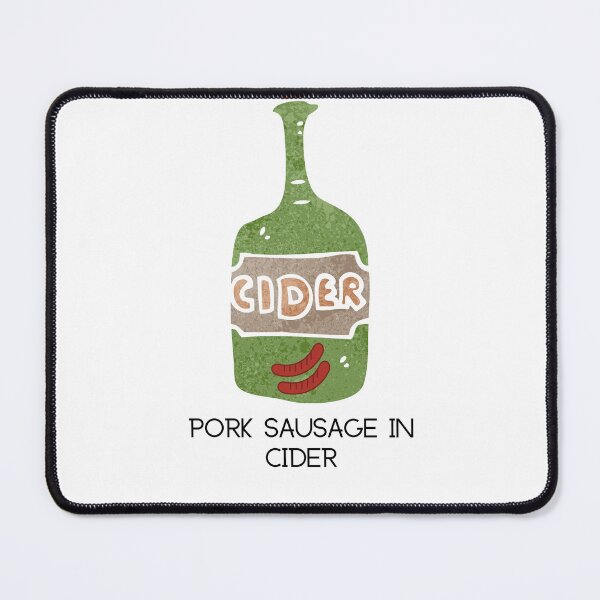 Item preview, Pork sausage in cider designed and sold by TeePrintGB.