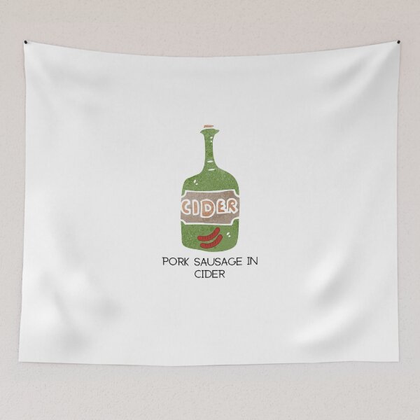 Item preview, Pork sausage in cider designed and sold by TeePrintGB.