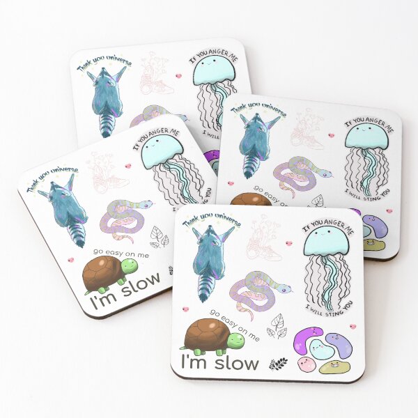 Item preview, Cute cartoon sticker pack (get in medium or large) designed and sold by Mayarart.
