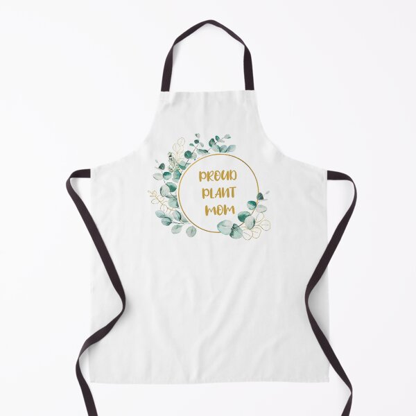 Item preview, Proud plant mom aesthetic gold typography with spring green leaves detail designed and sold by Deegital18.
