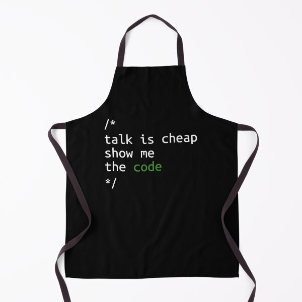 Item preview, Funny Talk Is Cheap Show Me The Code Programmer T-Shirt designed and sold by gilbarcost.