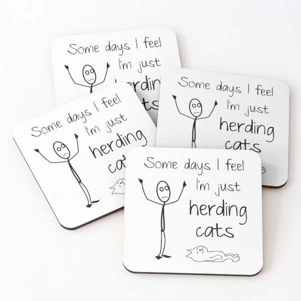 Item preview, Cat Herder, Funny Herding Cats designed and sold by iPOPit.