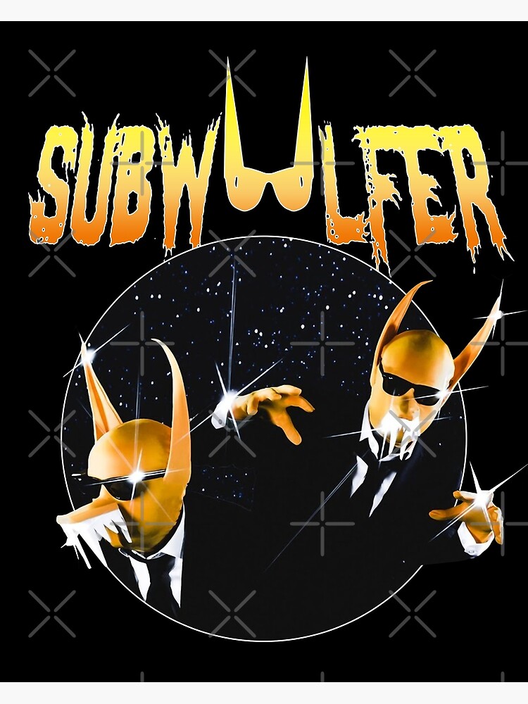 "Subwoolfer Give That Wolf A Banana Eurovision 2022 Norway" Poster by lacato Redbubble