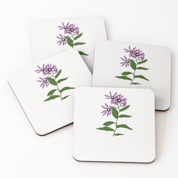 Aperçu de l'œuvre bleuet violet et plante créée et vendue par Floralsharry.