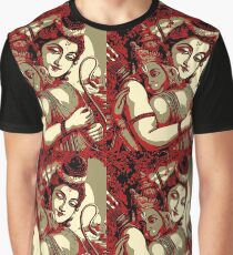 Hanuman Embracing Rama Graphic T-Shirt